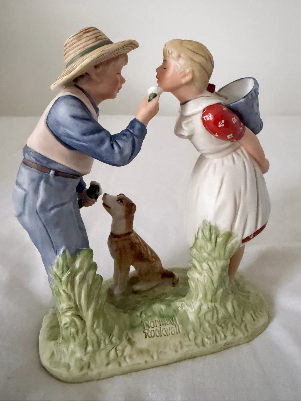 Gorham Norman Rockwell First Edition “Spring Beguiling Buttercup” (1949)